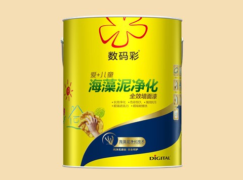 愛(ài)+兒童海藻泥凈化全效墻面漆