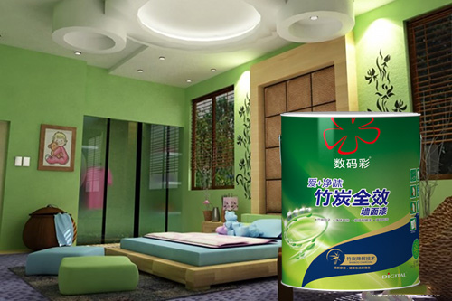 數碼彩環(huán)保兒童墻面漆，全面呵護兒童居住健康