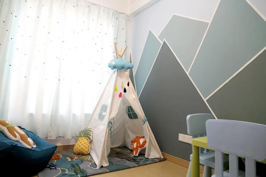 兒童房墻面這樣裝，小孩都樂瘋了